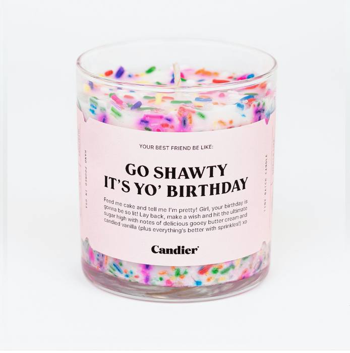 "Go Shawty, its Yo Birthday" Cake Candle
