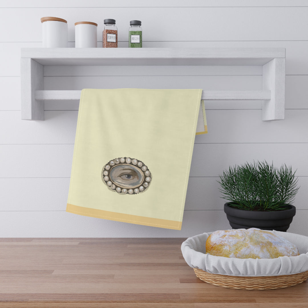 Victorian Eye Cameo Tea Towel