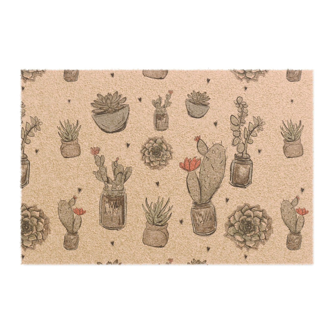 Neutral  Succulent Doormat