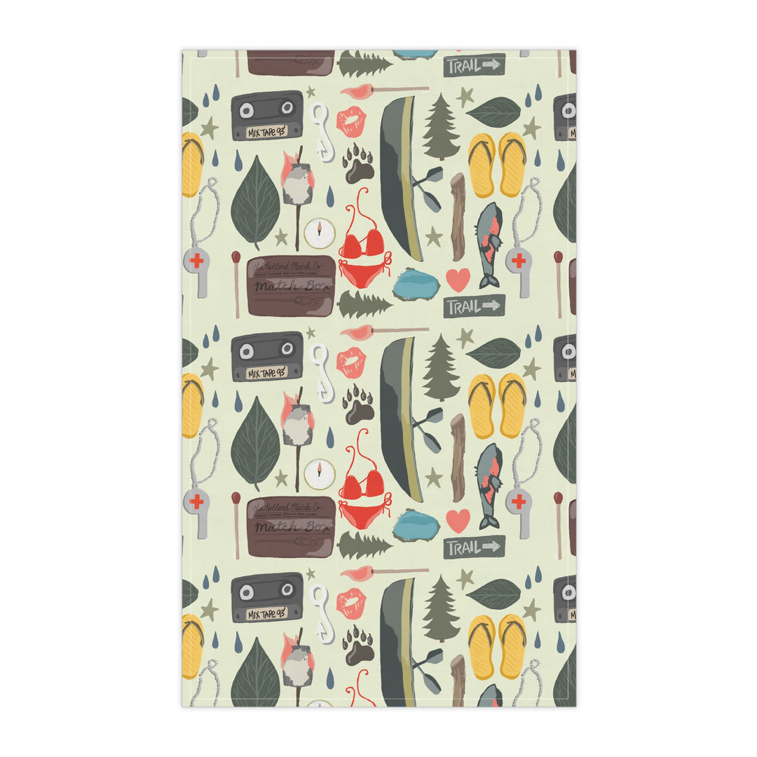Summer at the Lake Cotton-Blend Kitchen Towel