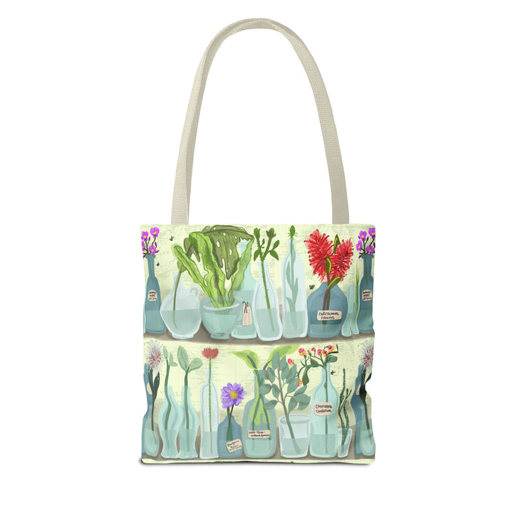 Sketched Watercolor Botanical  Tote