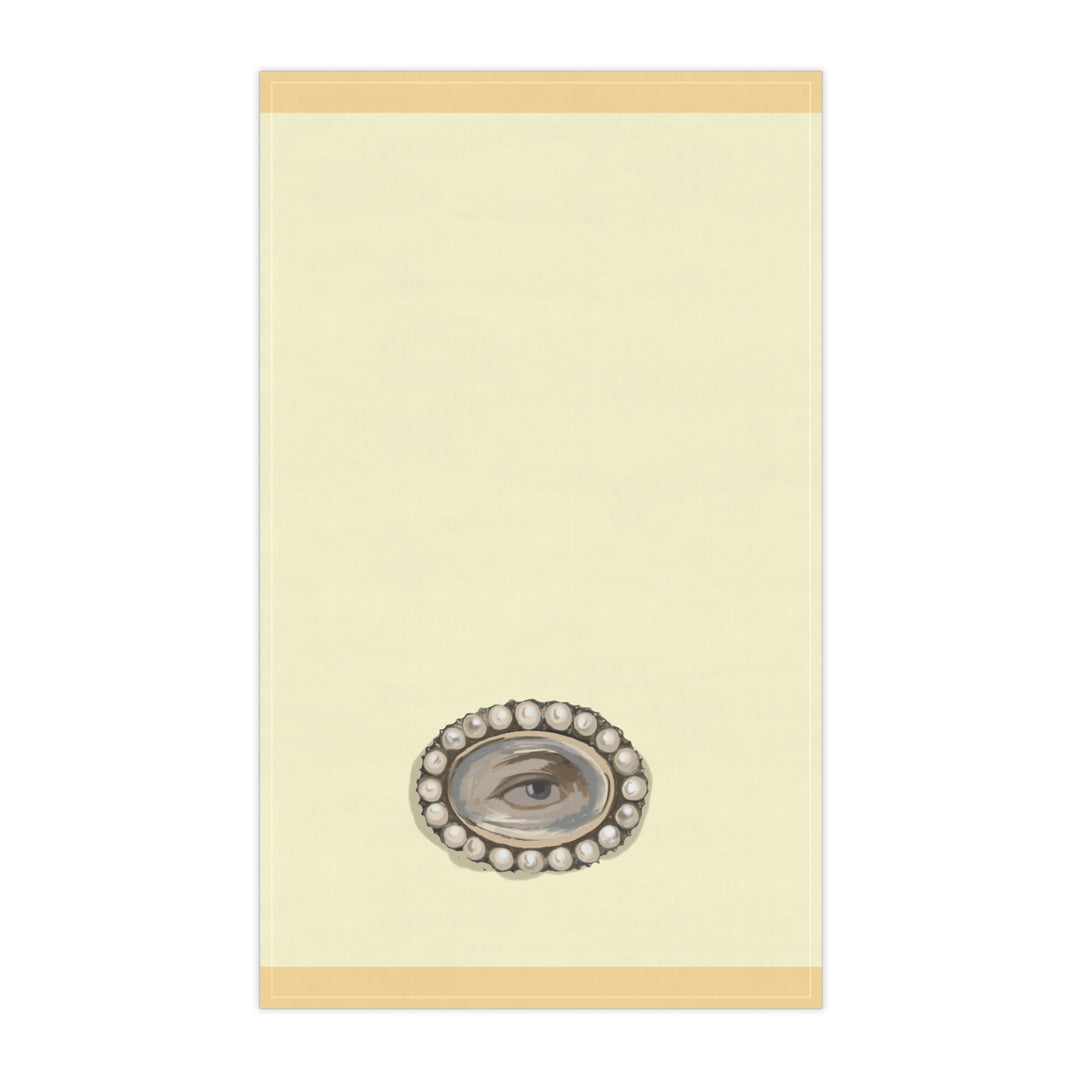 Victorian Eye Cameo Tea Towel