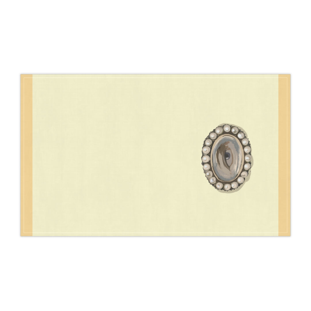 Victorian Eye Cameo Tea Towel