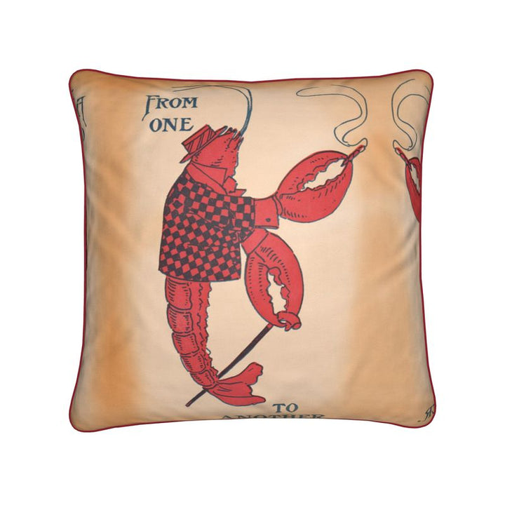 Vintage Lobster Down Pillow
