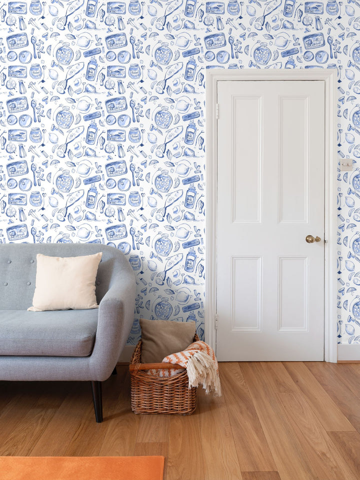 Tinned Fish and Summer Lemon Wallpaper