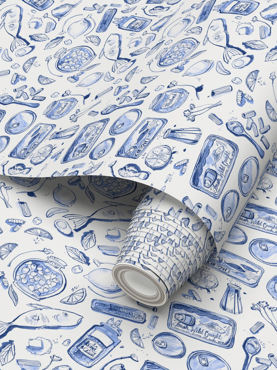 Tinned Fish and Summer Lemon Wallpaper