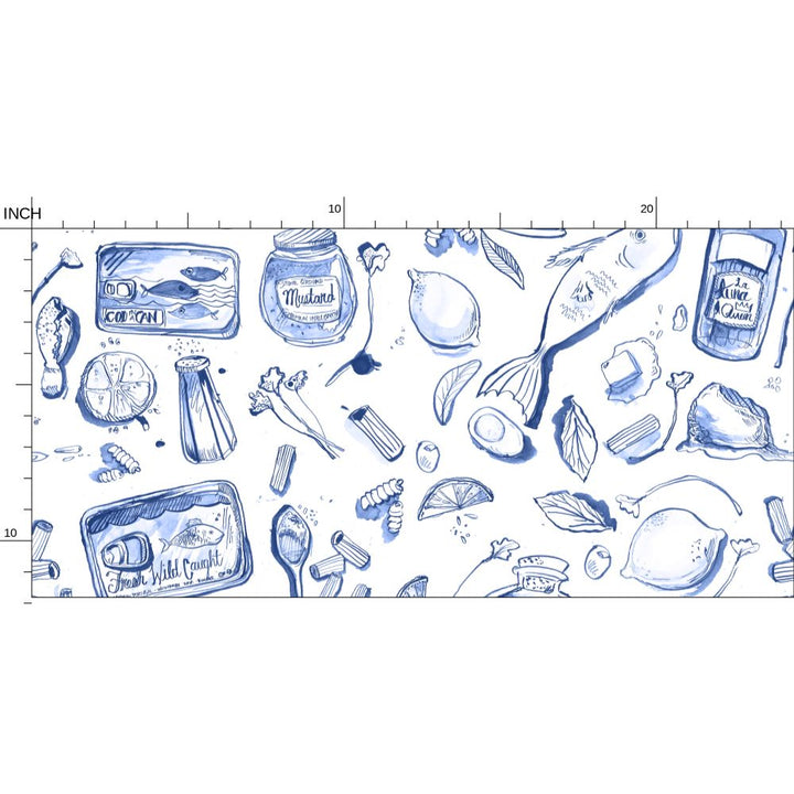 Tinned Fish and Summer Lemon Wallpaper