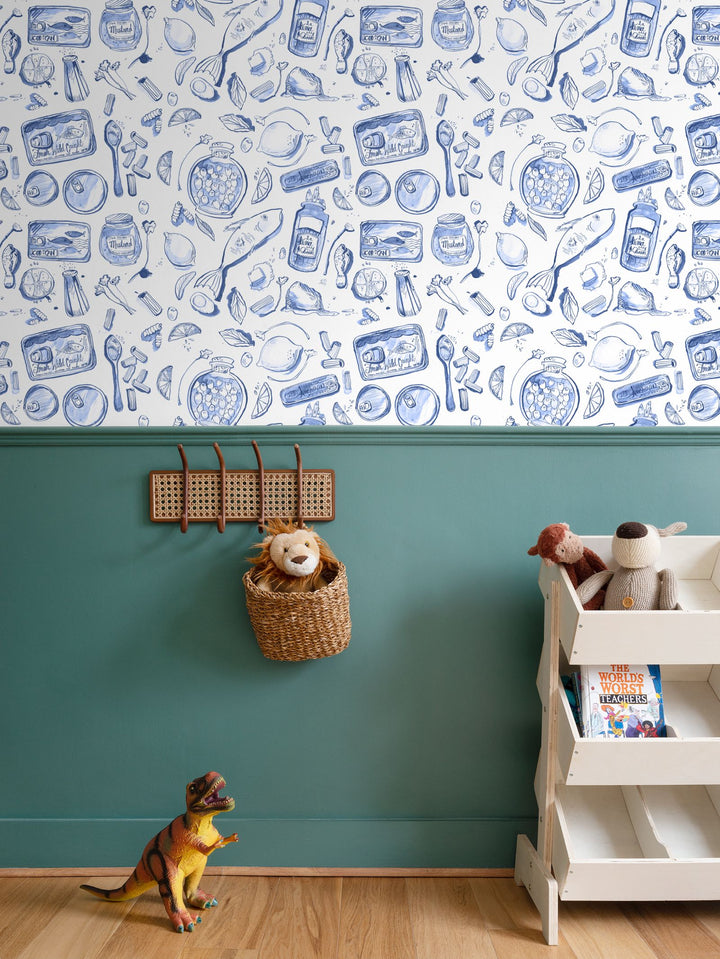 Tinned Fish and Summer Lemon Wallpaper