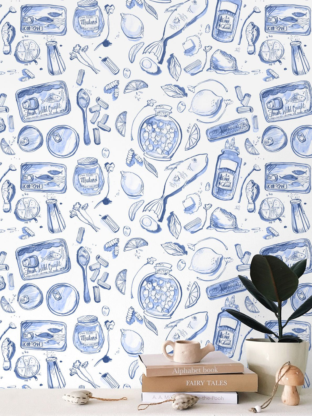 Tinned Fish and Summer Lemon Wallpaper