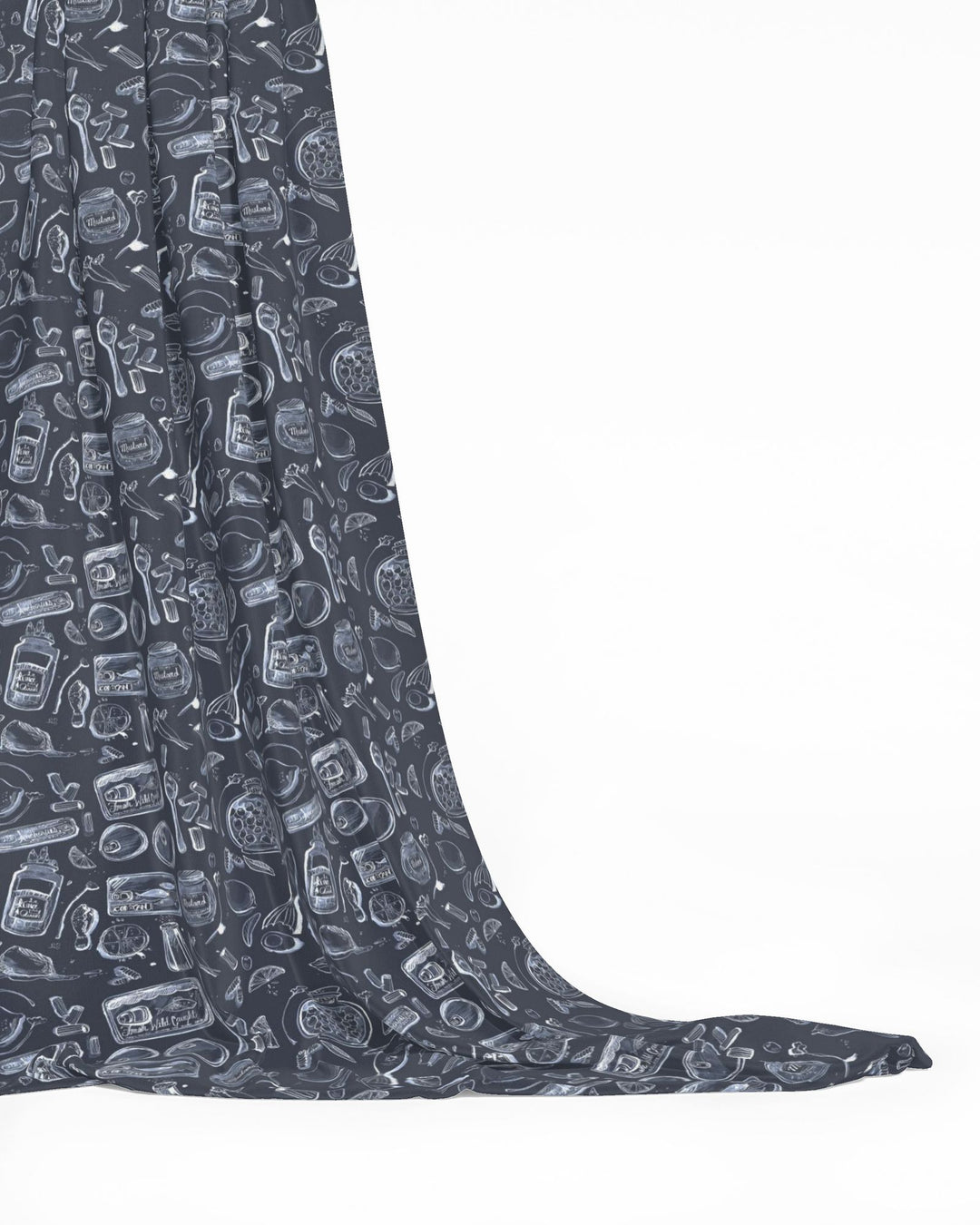 Tinned Fish - Navy Fabric by the Yard