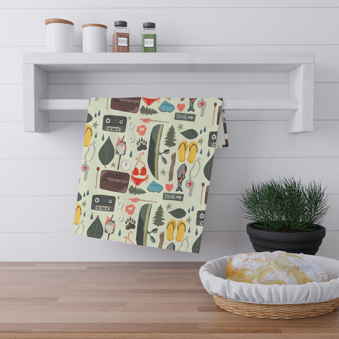 Summer at the Lake Cotton-Blend Kitchen Towel
