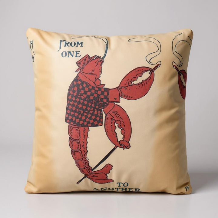Vintage Lobster Down Pillow
