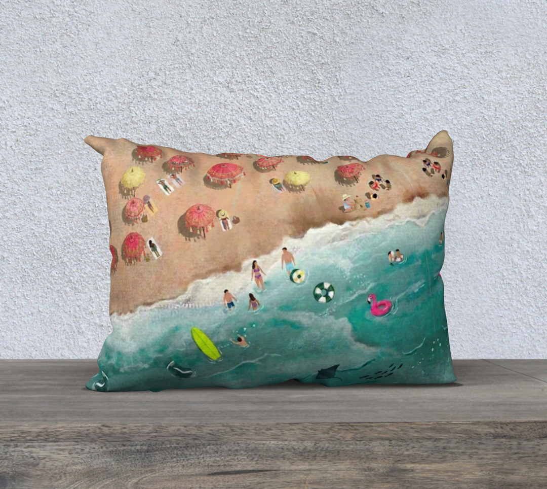 Beach Vibes Accent Pillow (Case)