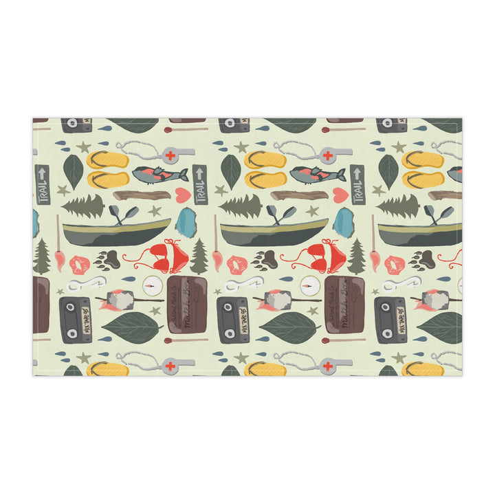 Summer at the Lake Cotton-Blend Kitchen Towel