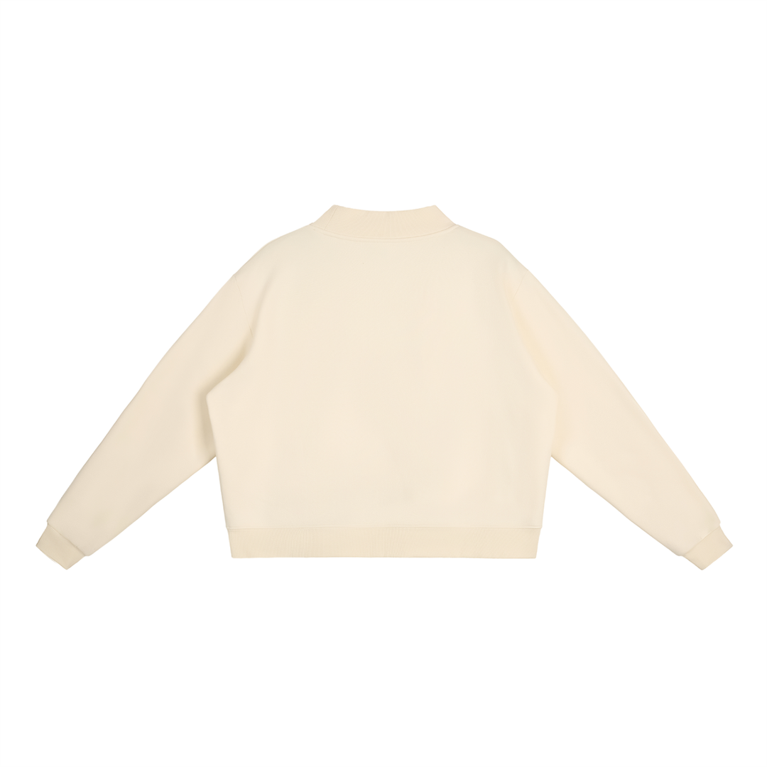 Maison Dracula Mock-Neck Crew Sweatshirt