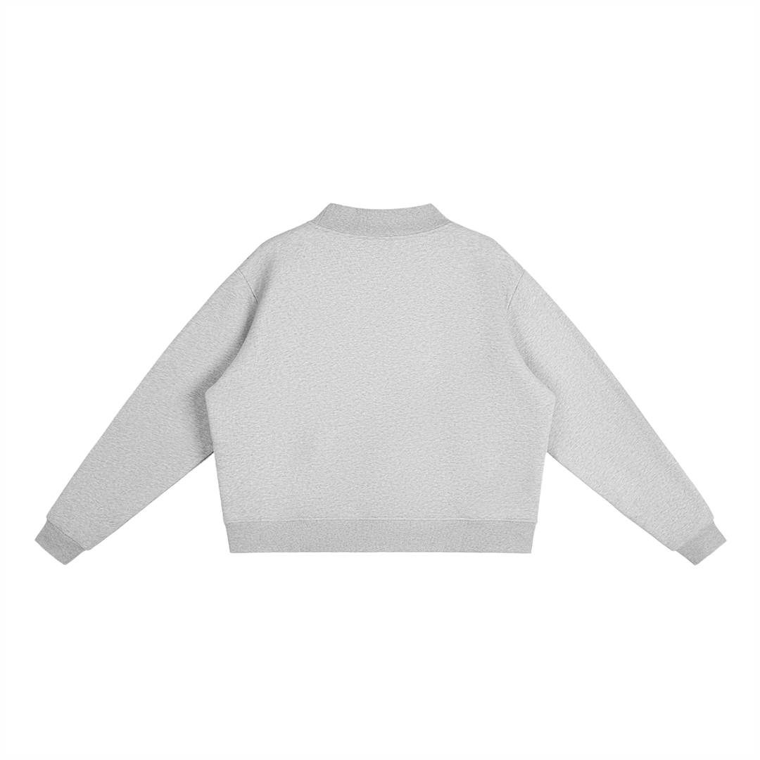 Maison Dracula Mock-Neck Crew Sweatshirt
