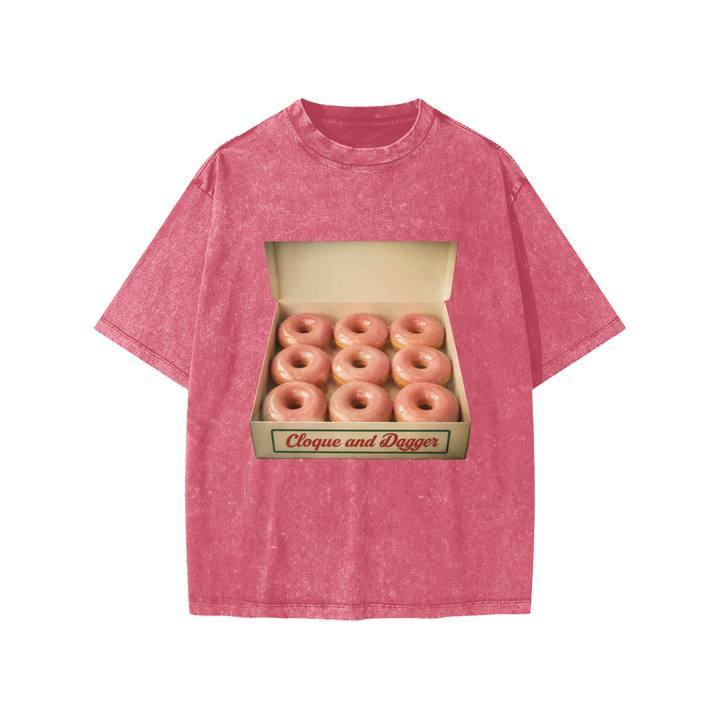 Kids Hot Dough Summer Donut Vintage Tee