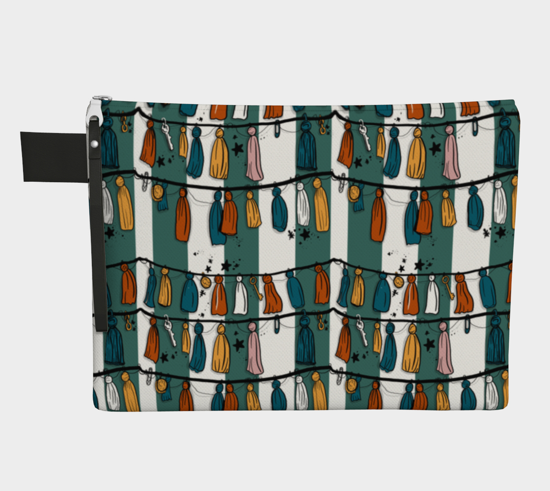 Italian Tassels Everything Pouch