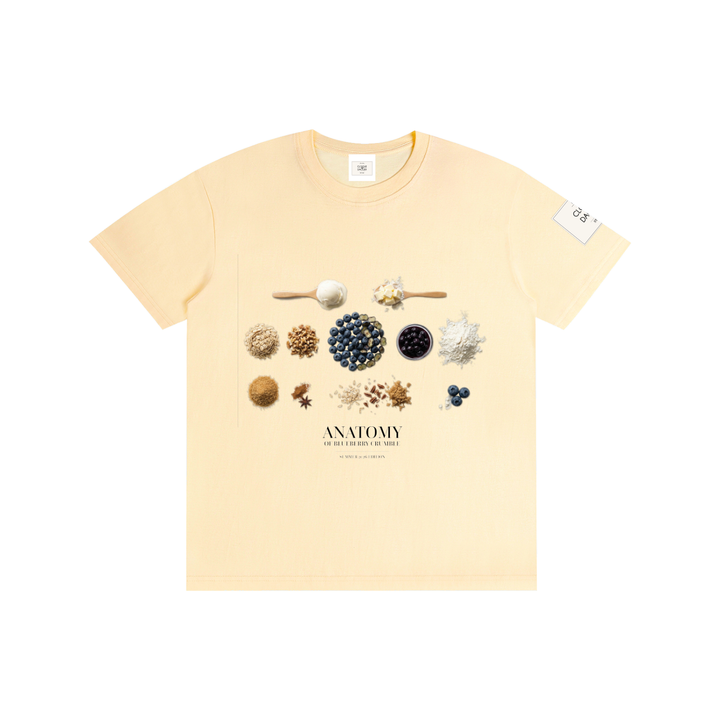 Anatomy of Blueberry Crumble Pure Cotton tee