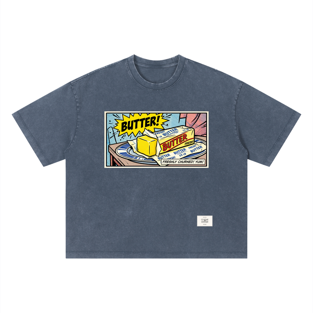 Butter Bam Vintage Wash Boxy T-Shirt