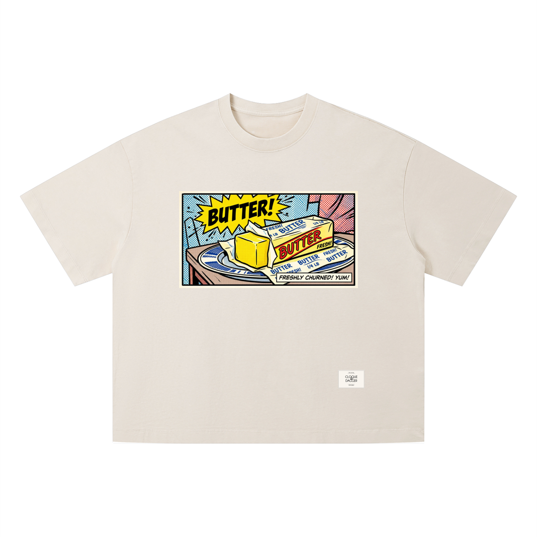 Butter Bam Vintage Wash Boxy T-Shirt