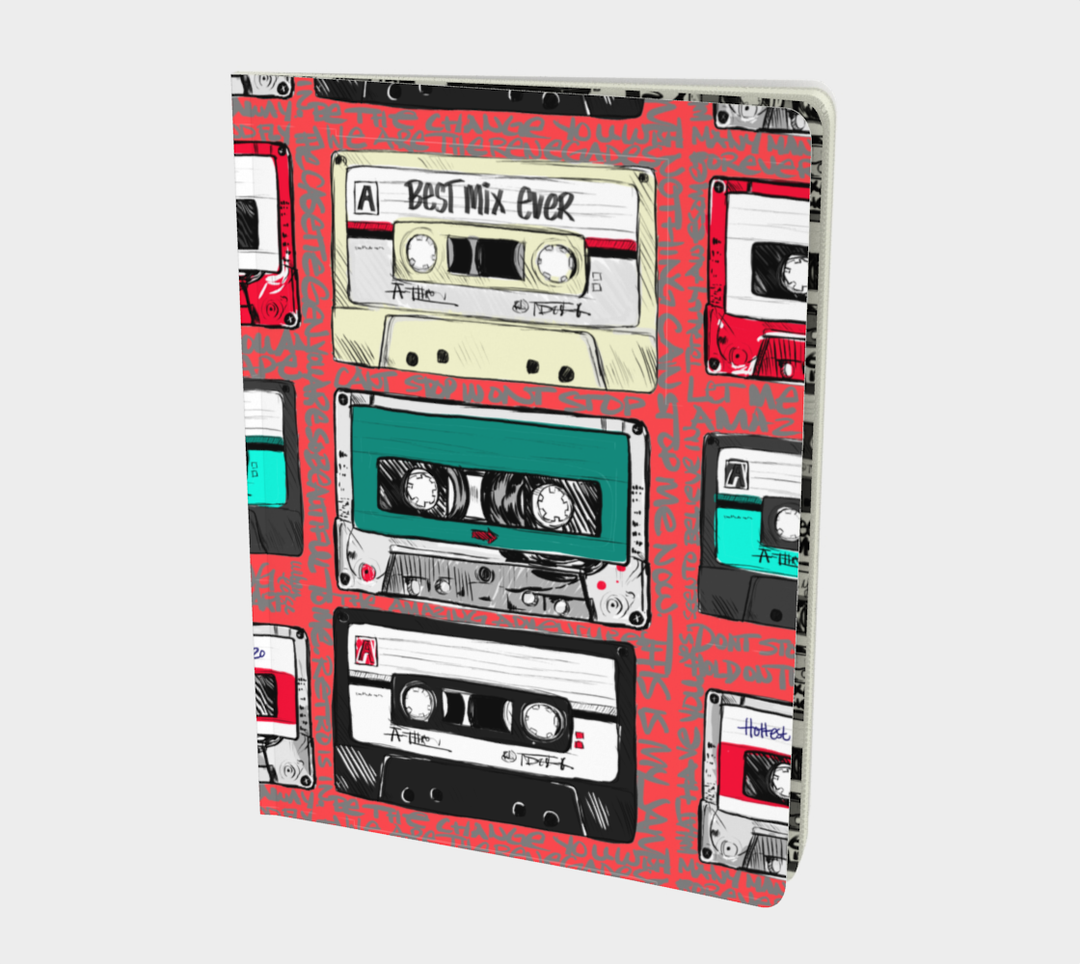 Retro Mix Tapes Notebook