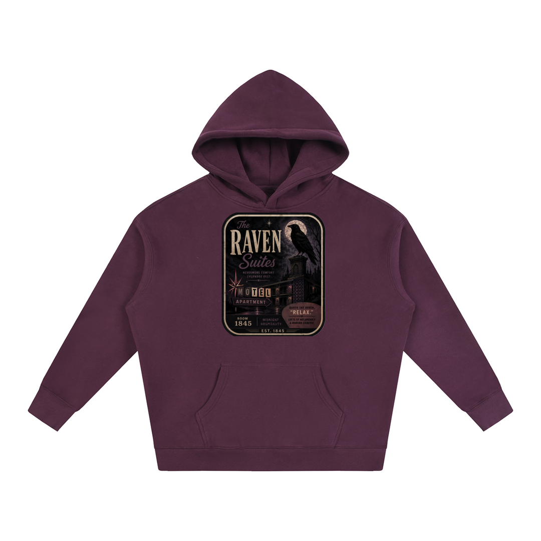 Retro Hotel The Raven Oversized Hoodie