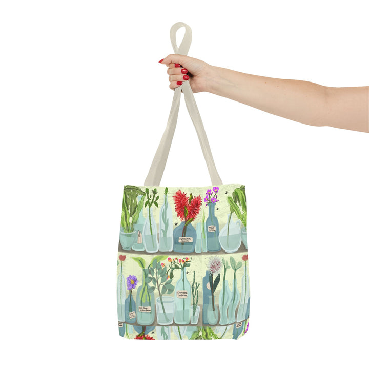 Sketched Watercolor Botanical  Tote