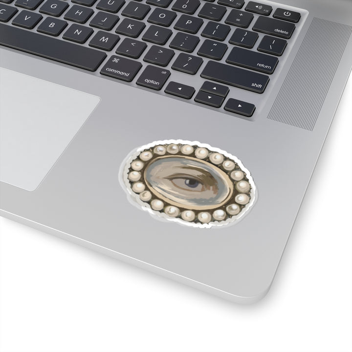 Pearl Framed Eye Sticker – Vintage Occult