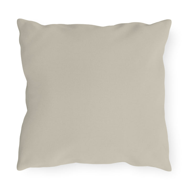 Vintage Collage Outdoor Pillow – Antique Book Pages &amp; Classic Portrait Accent