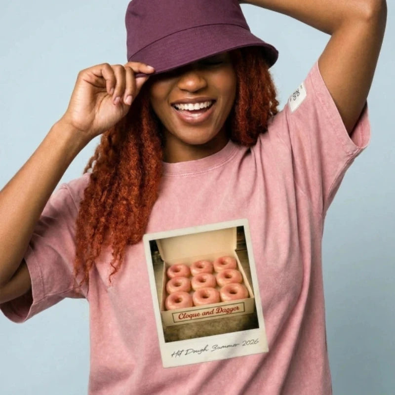 Pink Donuts Vintage Washed Tee