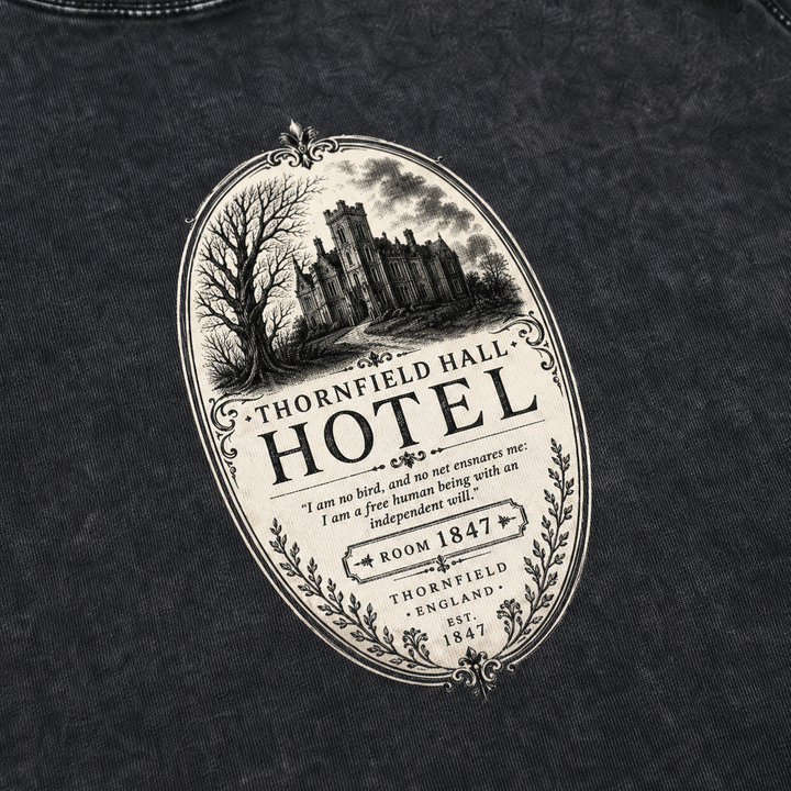 Thornfield Hall Jane Eyre Hotel Tee
