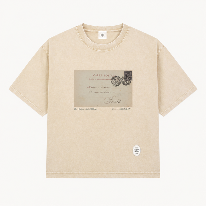 Parisian Postcard Washed Tee
