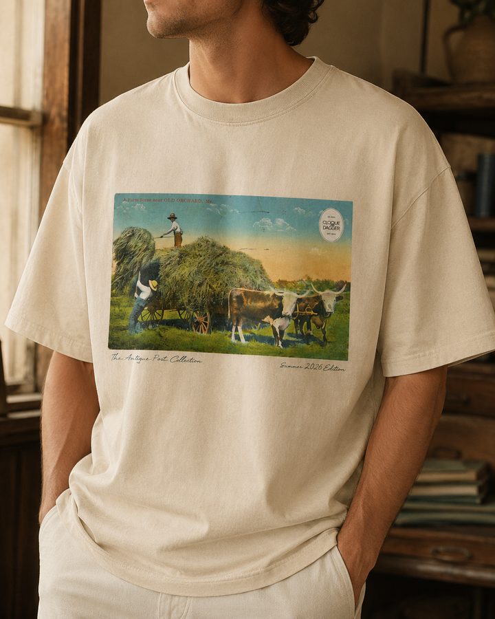 Farms Near Old Orchard Beach Postcard Tee