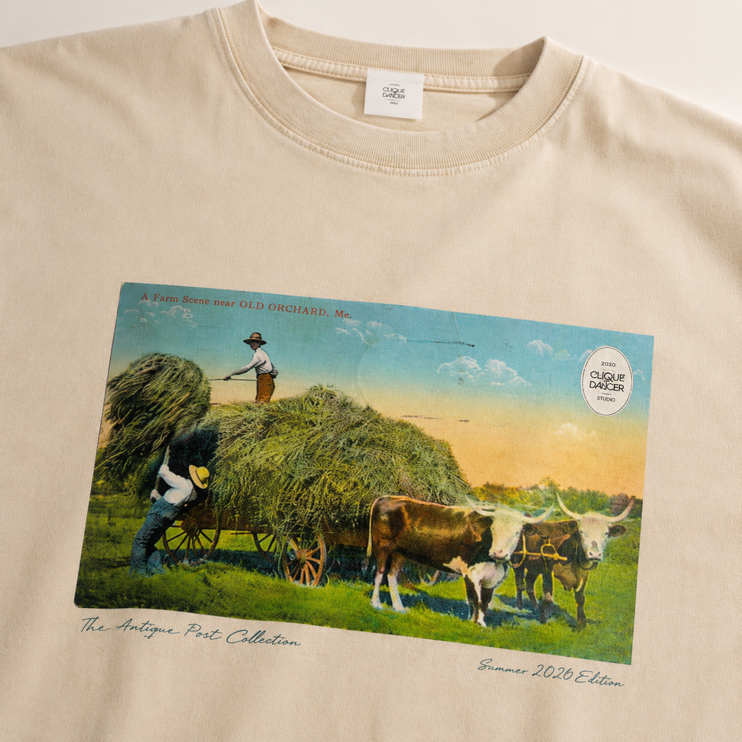 Farms Near Old Orchard Beach Postcard Tee