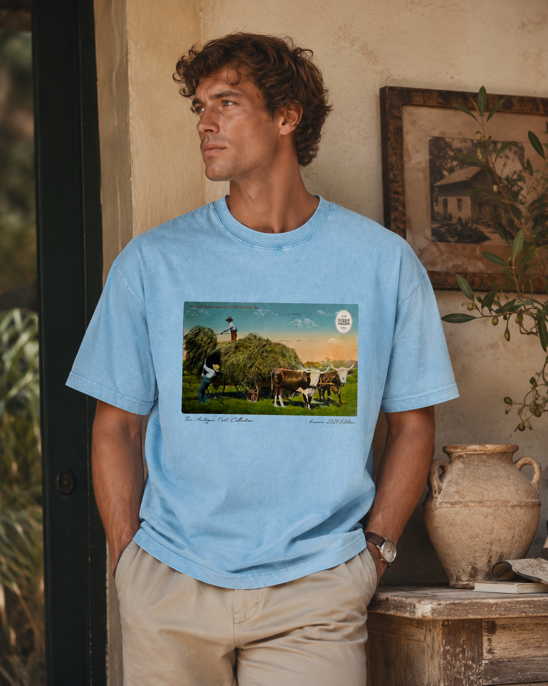 Farms Near Old Orchard Beach Postcard Tee