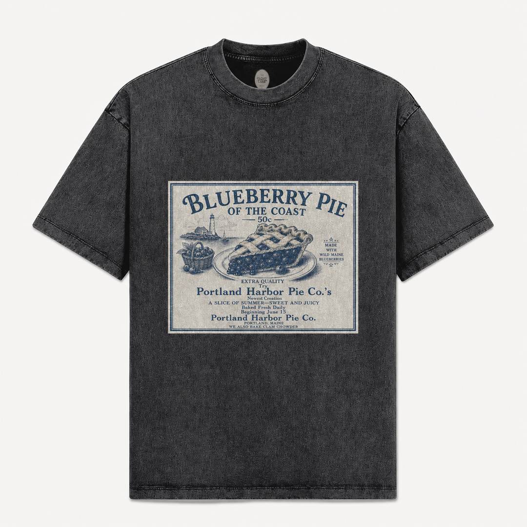 Blueberry Pie of the Coast Vintage Tee