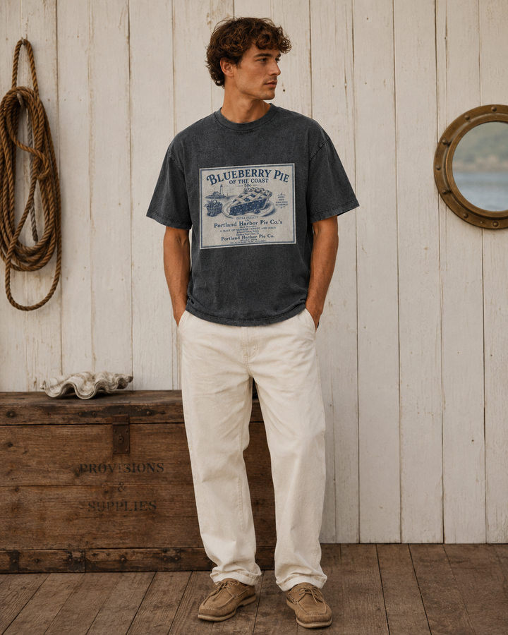 Blueberry Pie of the Coast Vintage Tee