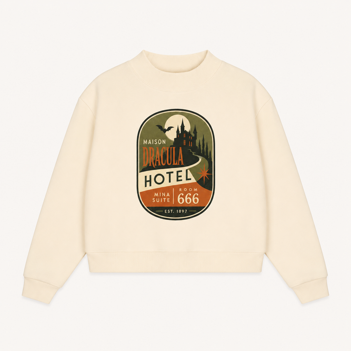 Maison Dracula Mock-Neck Sweatshirt