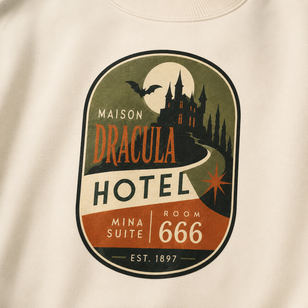 Maison Dracula Mock-Neck Sweatshirt