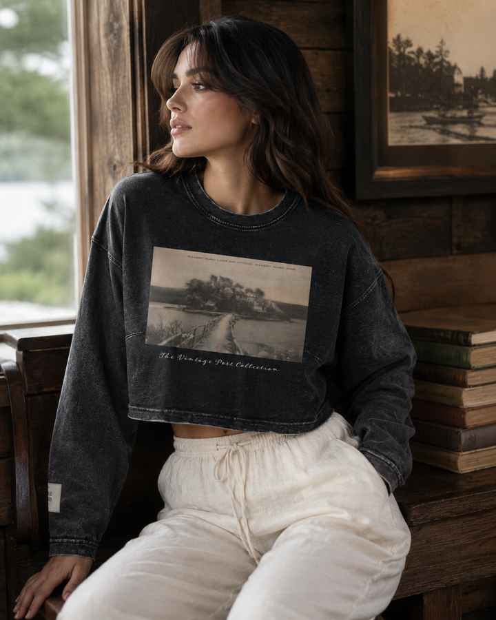 Island Path Vintage Post Long-Sleeve Tee