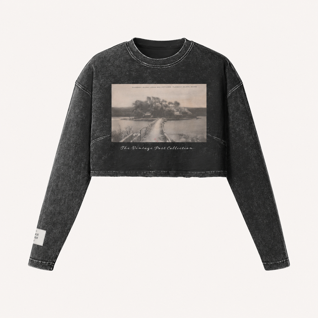 Island Path Vintage Post Long-Sleeve Tee