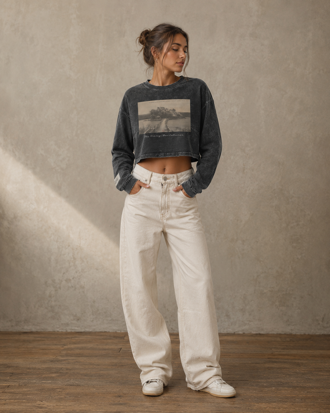 Island Path Vintage Post Long-Sleeve Tee