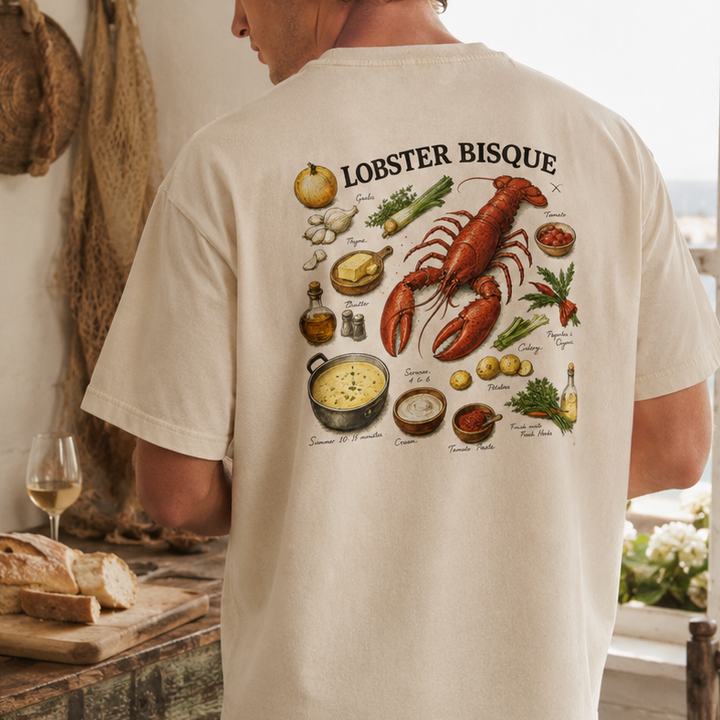 Vintage Lobster Bisque Washed Tee