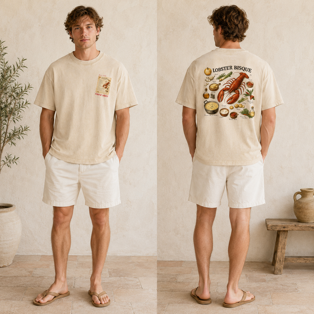 Vintage Lobster Bisque Washed Tee