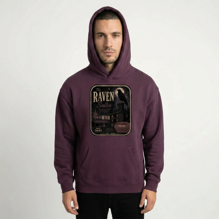 Retro Hotel The Raven Hoodie