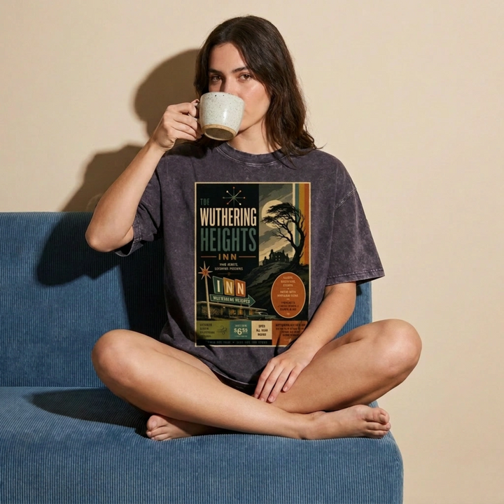 Wuthering Heights Inn Boxy Washed Tee