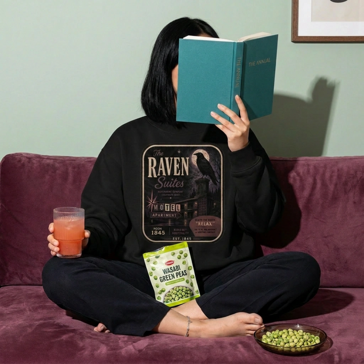 Moody The Raven Suites Vintage Feel Sweater