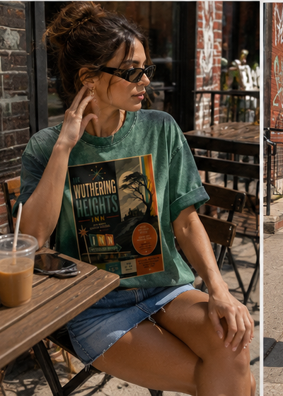 Wuthering Heights Inn Boxy Washed Tee