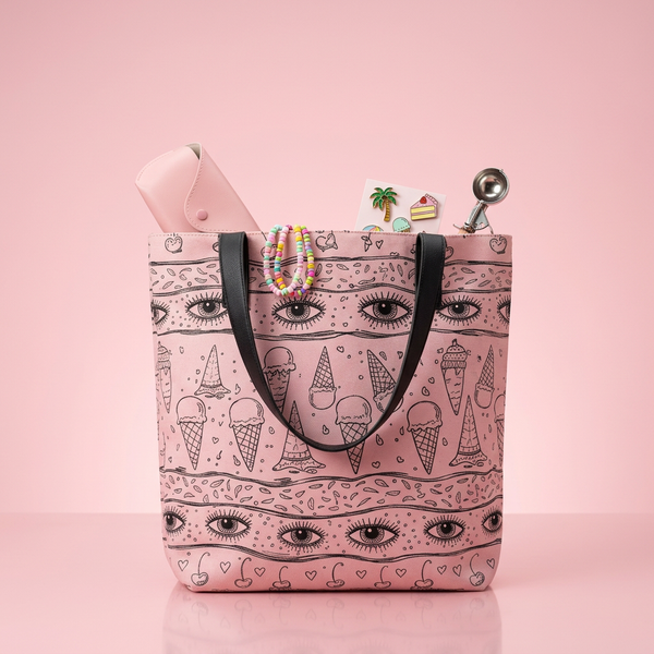 Pink Sherbet Dreamscape Tote